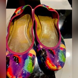 Stuart Weitzman multicolor ballet flats